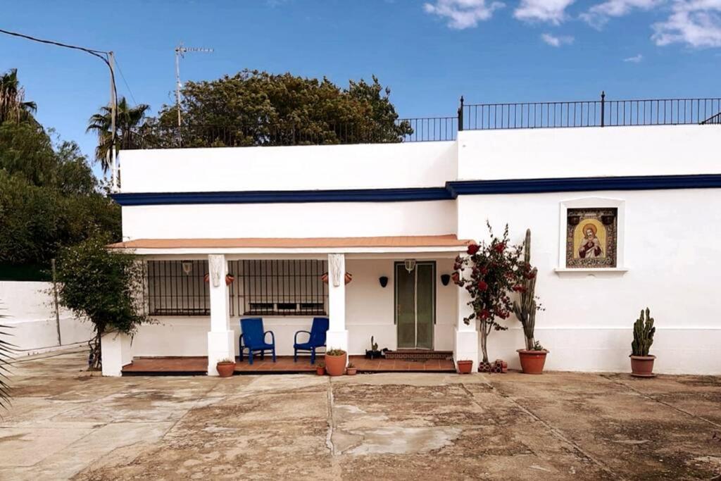 Sagrado Corazon - Chalet Con Piscina, A 25M Playa Sanlúcar de Barrameda Buitenkant foto