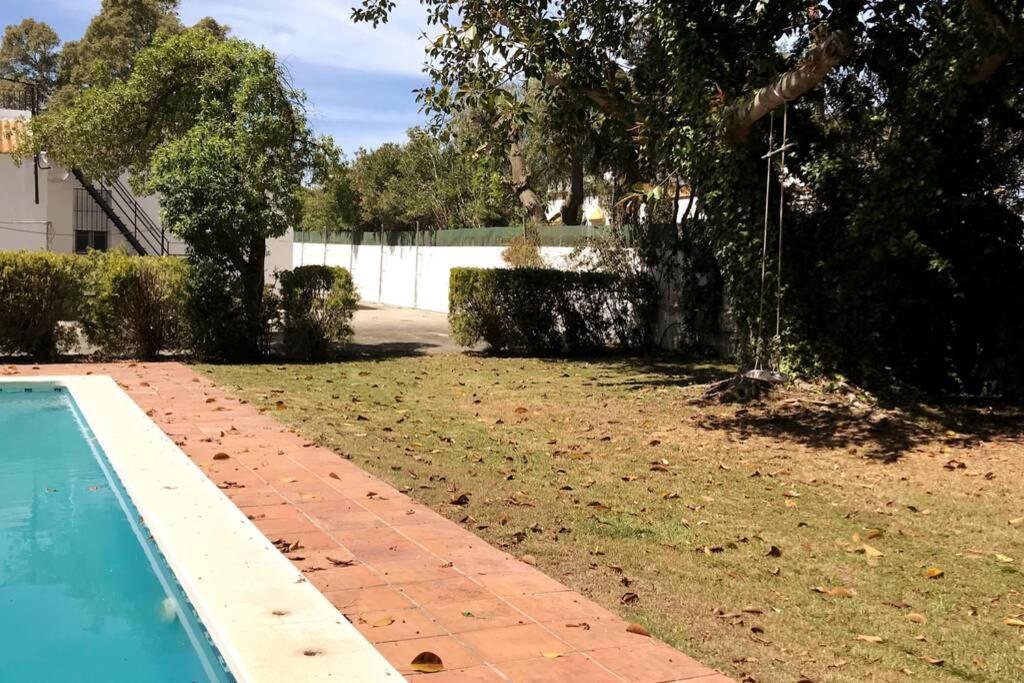 Sagrado Corazon - Chalet Con Piscina, A 25M Playa Sanlúcar de Barrameda Buitenkant foto